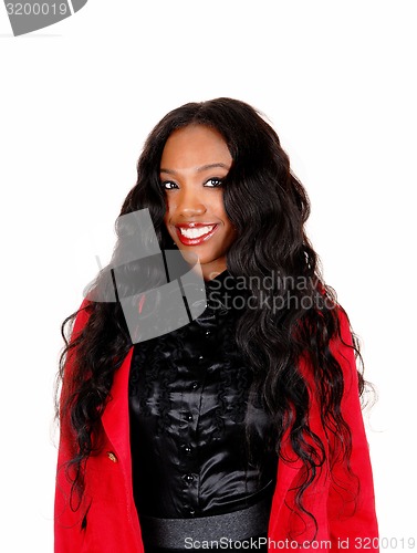 Image of Beautiful black girl.