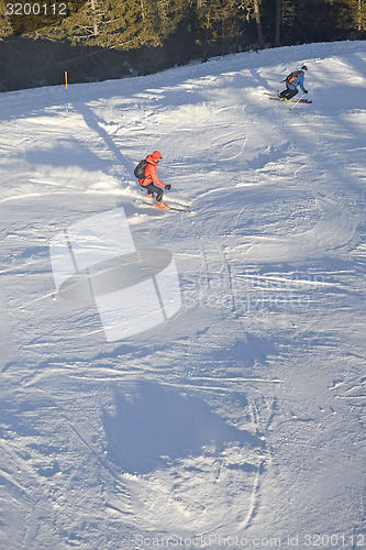 Image of Downhill skiing