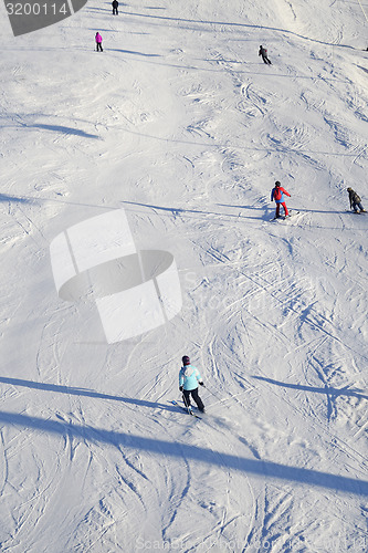 Image of Downhill skiing