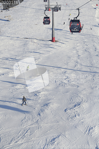 Image of Downhill skiing