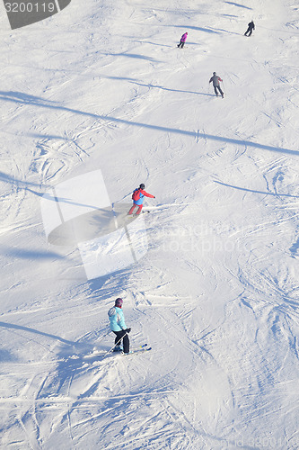 Image of Downhill skiingd