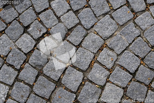 Image of street with stone tiles