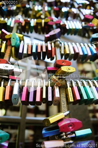 Image of love locks