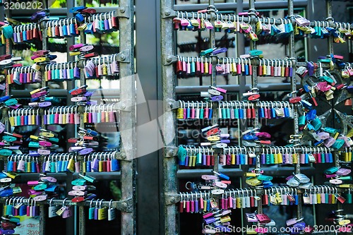 Image of love locks