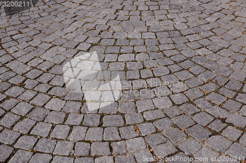 Image of street with stone tiles