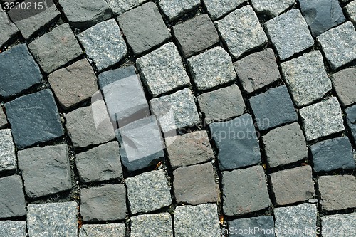 Image of street with stone tiles