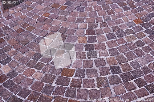 Image of street with stone tiles