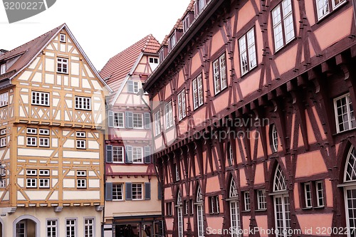 Image of half-timbered houses in germany