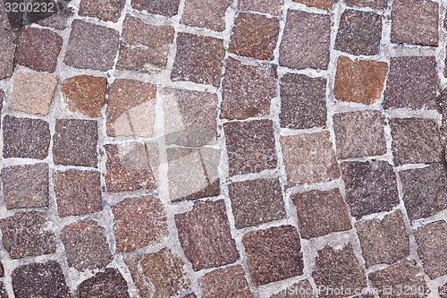 Image of street with stone tiles