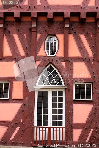 Image of half-timbered houses in germany