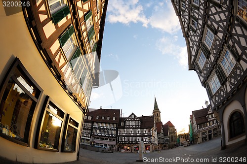 Image of half-timbered houses in germany