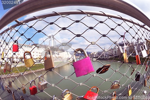 Image of love locks