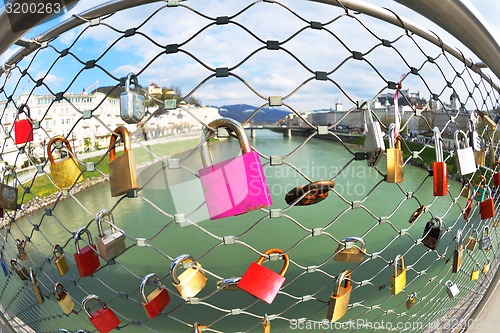 Image of love locks