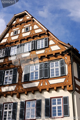 Image of half-timbered houses in germany