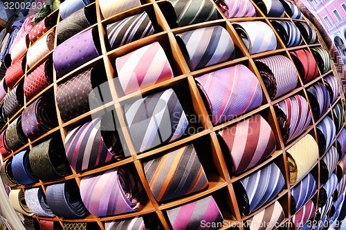 Image of business man neckties background