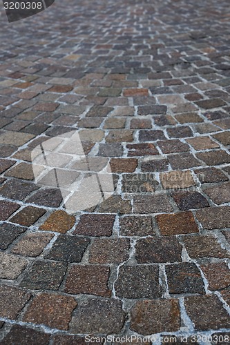 Image of street with stone tiles