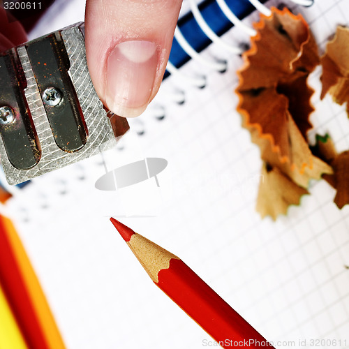 Image of Pencil and agenda