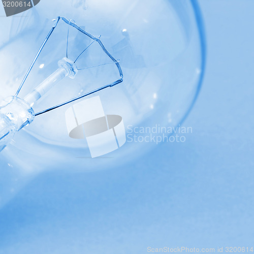 Image of Background with lit lightbulb