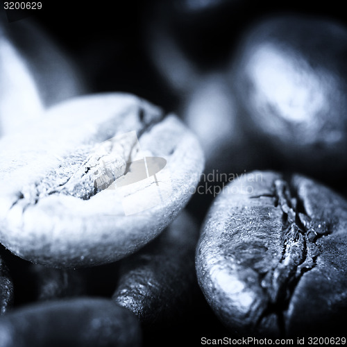 Image of Fragrant fried coffee beans 