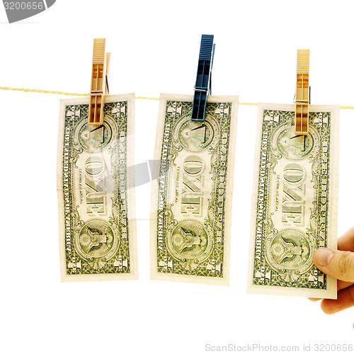 Image of Dollars on the wire