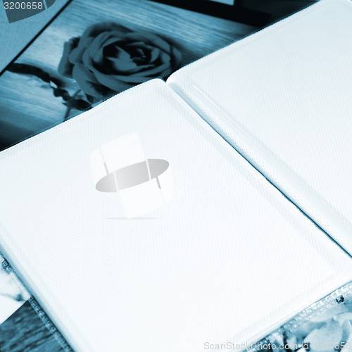 Image of Photo Album with copy space
