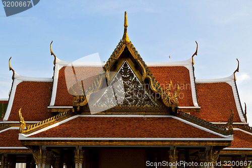 Image of bangkok in the temple  thailand abstract    colors