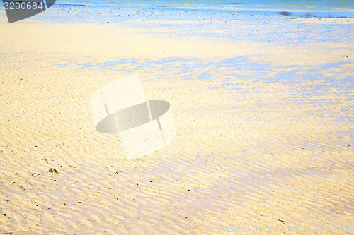 Image of sand in the beach abstract thailand kho low tide  sea