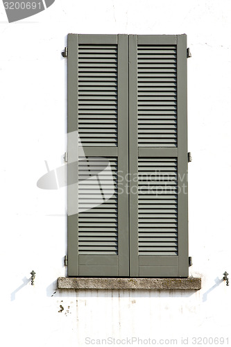 Image of shutter europe  italy  lombardy      in  the milano old   window