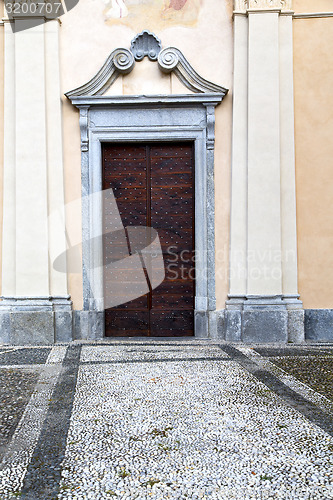 Image of  italy  lombardy     in  the somma tower step    wall 