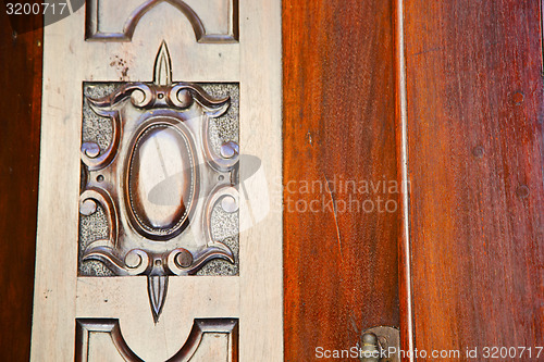 Image of abstract   door     in italy     column  the milano old      nai