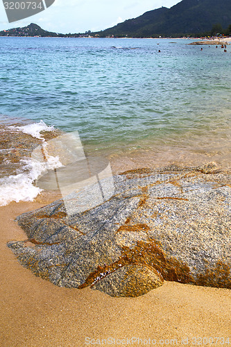 Image of kho  asia isle white   tree  rocks in  outh china sea 