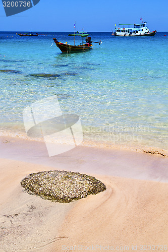 Image of asia in the  kho tao bay isle white   south china sea 