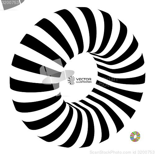 Image of Torus. Vector 3D illustration. 