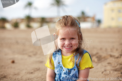 Image of Cute girl smiling