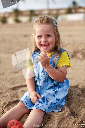 Image of Cute girl smiling