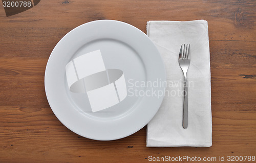 Image of White plate