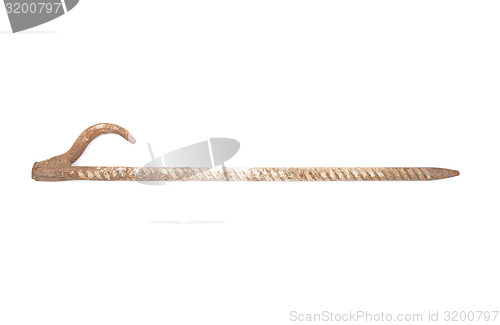 Image of Iron rod on white