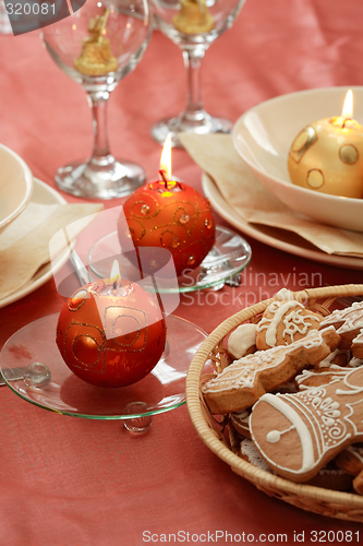 Image of Christmas table setting