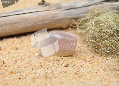 Image of Fluorite on beach