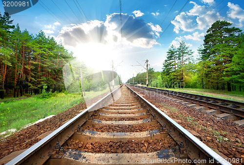 Image of Railroad close-up