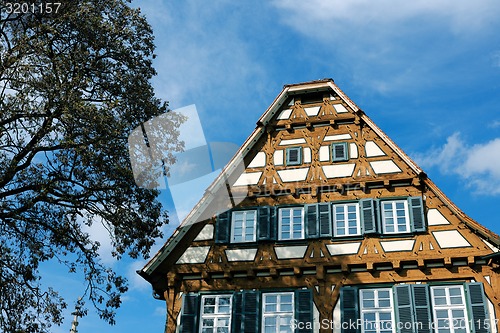 Image of half-timbered houses in germany