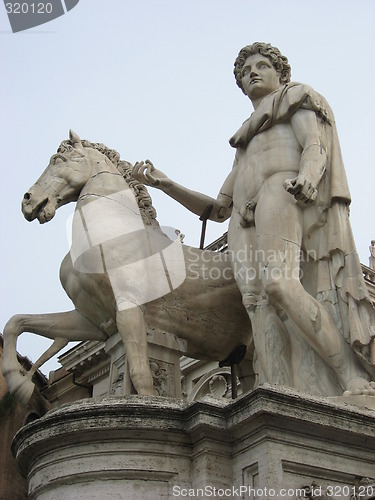 Image of Marble statue of Castor