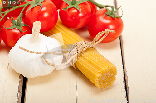 Image of Italian basic pasta ingredients