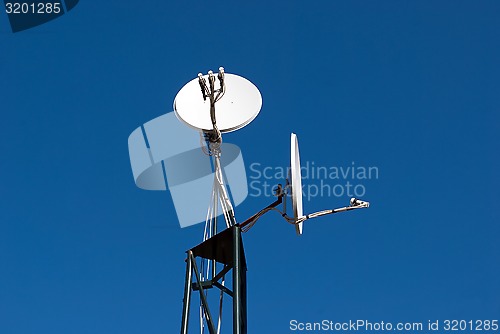 Image of satellite antenna