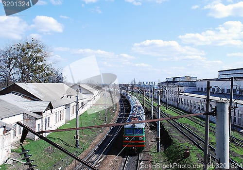 Image of freight trains