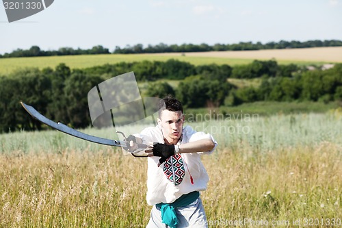 Image of Warrior with a saber