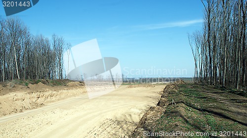 Image of road sky