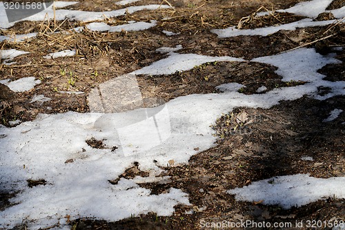 Image of Spring snow thawed 