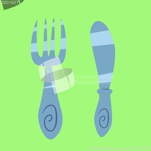 Image of Knife and fork Cutlery