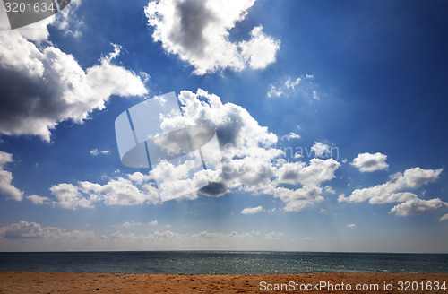 Image of Sea beach in sun day 